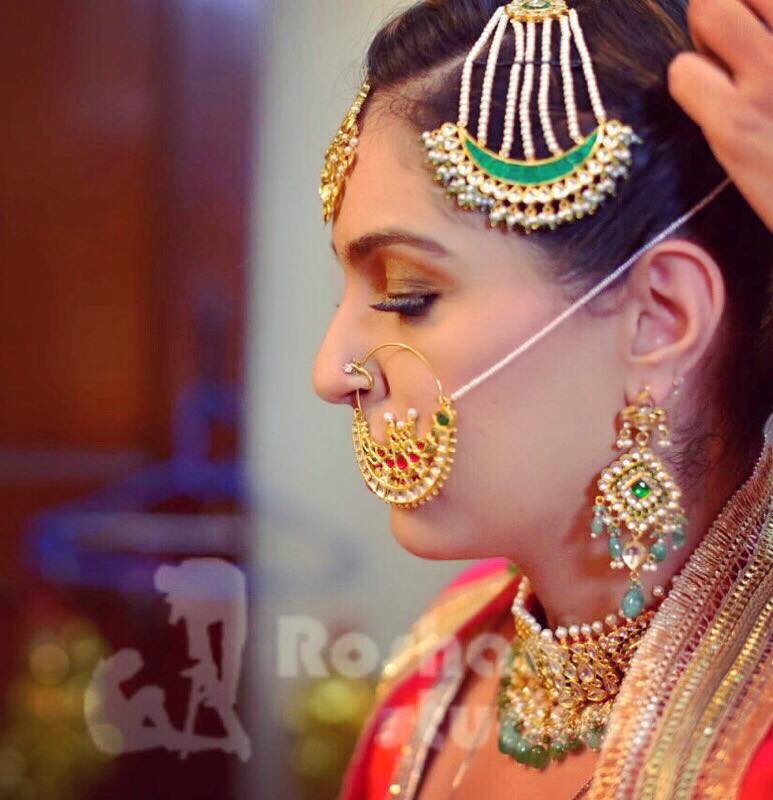 Bridal jewellery on point. by Gursheen sethi Bridal-makeup | Weddings Photos & Ideas