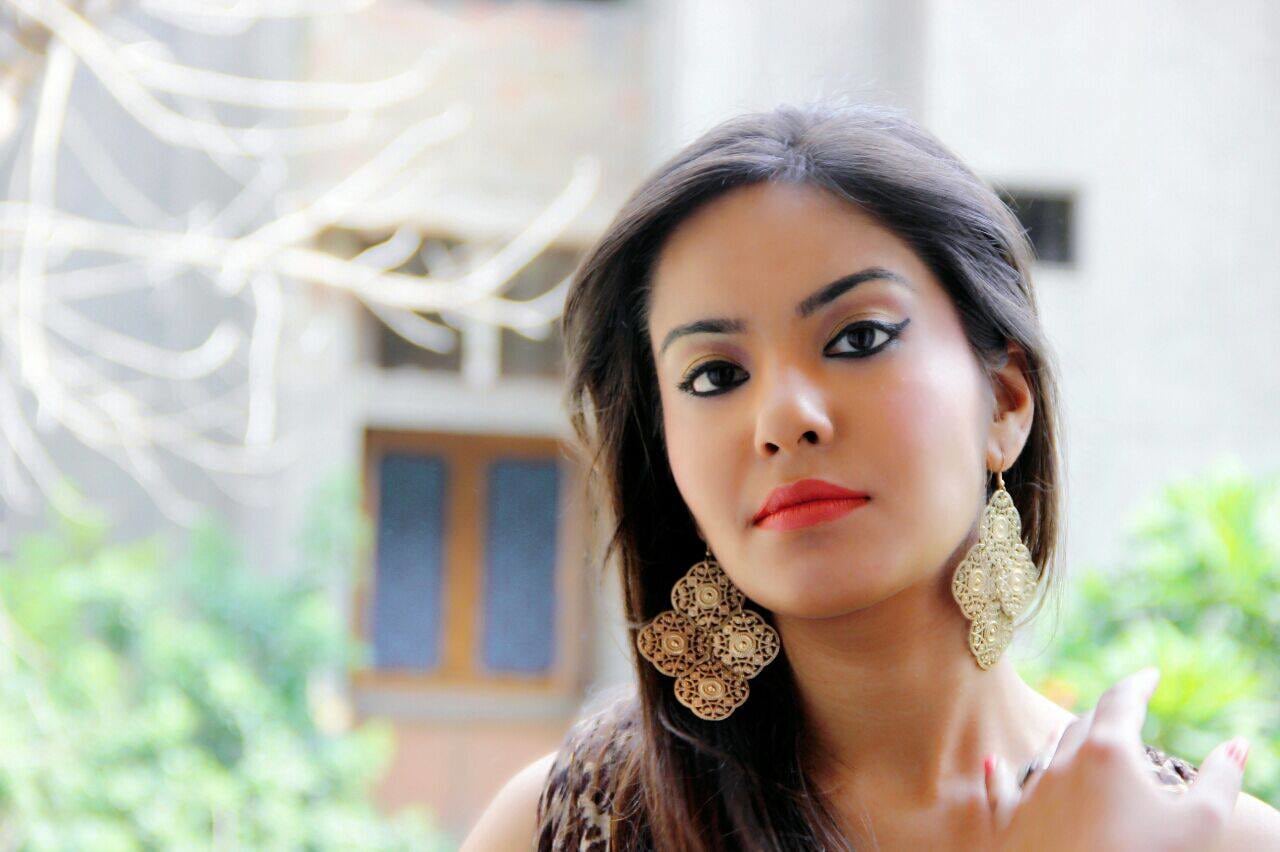 Winged eye liner on fleek! by Deepshikha Dhiri Bridal-makeup | Weddings Photos & Ideas