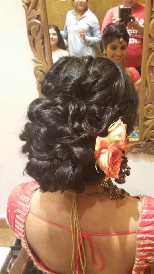 Bridal hairstyle by Deepshikha Dhiri Wedding-photography | Weddings Photos & Ideas