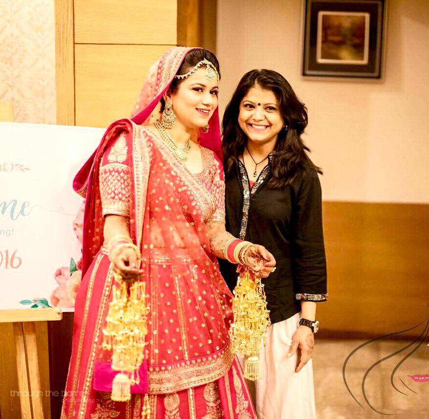 Bride all primed up for her new journey by Deepshikha Dhiri Bridal-makeup | Weddings Photos & Ideas