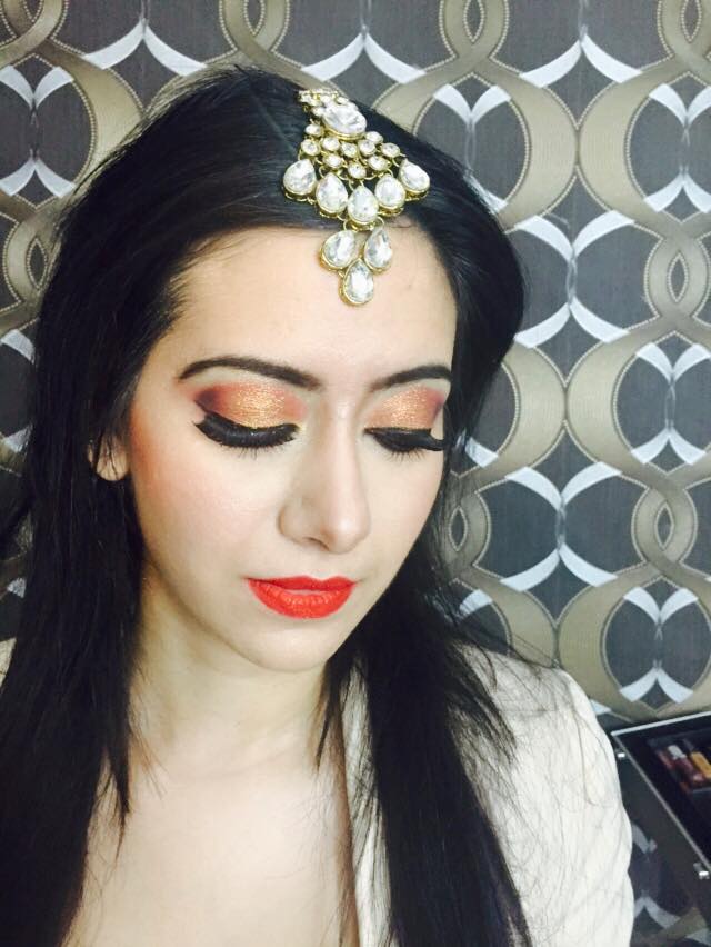 Shimmering eyed glance by Aarti Makker professional Makeup Artist Bridal-makeup | Weddings Photos & Ideas