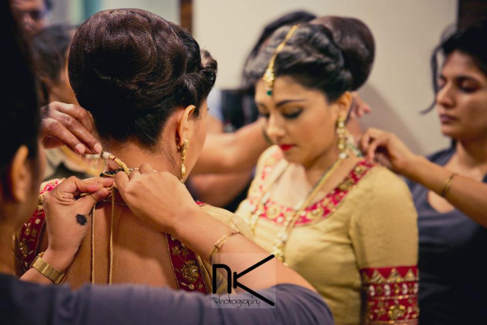 The bride gets dressed up for the best by Nikhil Kapur Photography Wedding-photography | Weddings Photos & Ideas