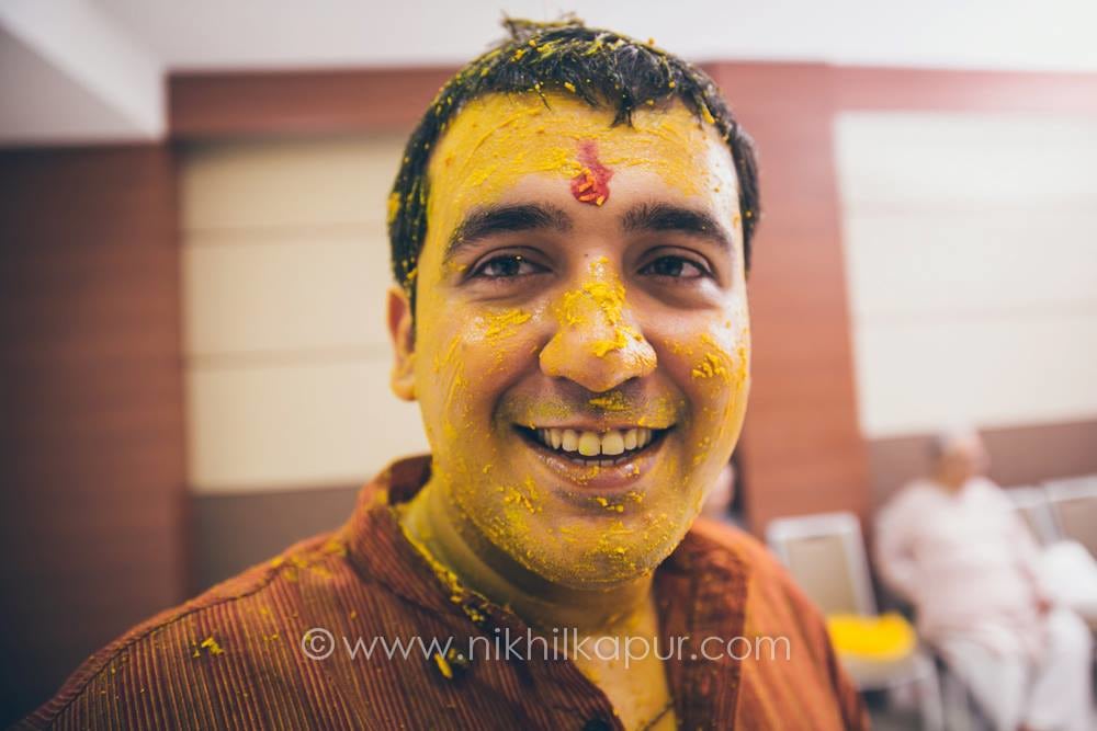 Haldi on the groom by Nikhil Kapur Photography Wedding-photography | Weddings Photos & Ideas