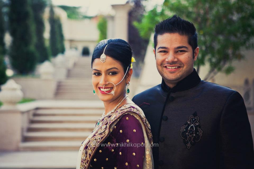 The couple poses for the day by Nikhil Kapur Photography Wedding-photography | Weddings Photos & Ideas