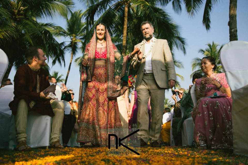 Bride Walking Down the Aisle by Nikhil Kapur Photography Wedding-photography | Weddings Photos & Ideas