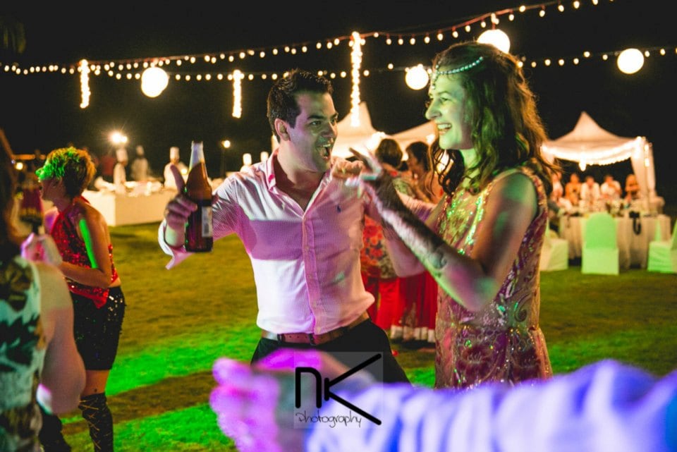 Vivacious Couple at their Cocktail by Nikhil Kapur Wedding-photography | Weddings Photos & Ideas