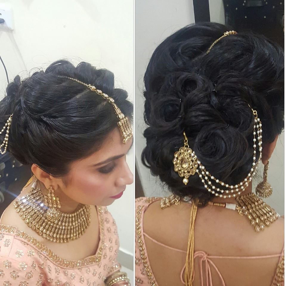When it is your wedding, just any hairdo won't go! by Nishi Singh Bridal-makeup | Weddings Photos & Ideas