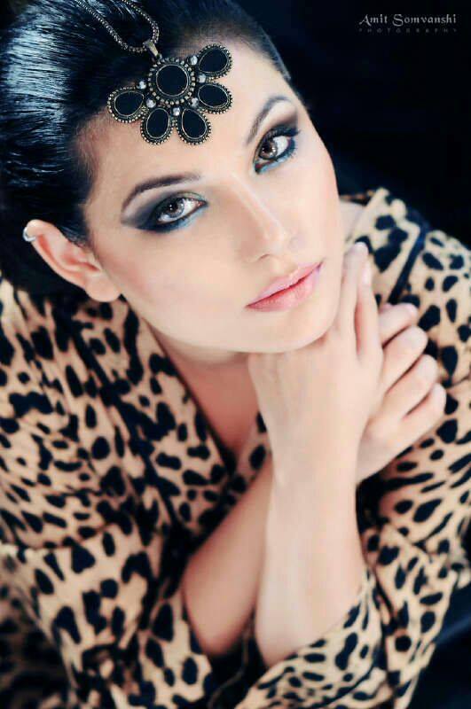 Loving the speck of blue! by Nishi Singh Bridal-makeup | Weddings Photos & Ideas