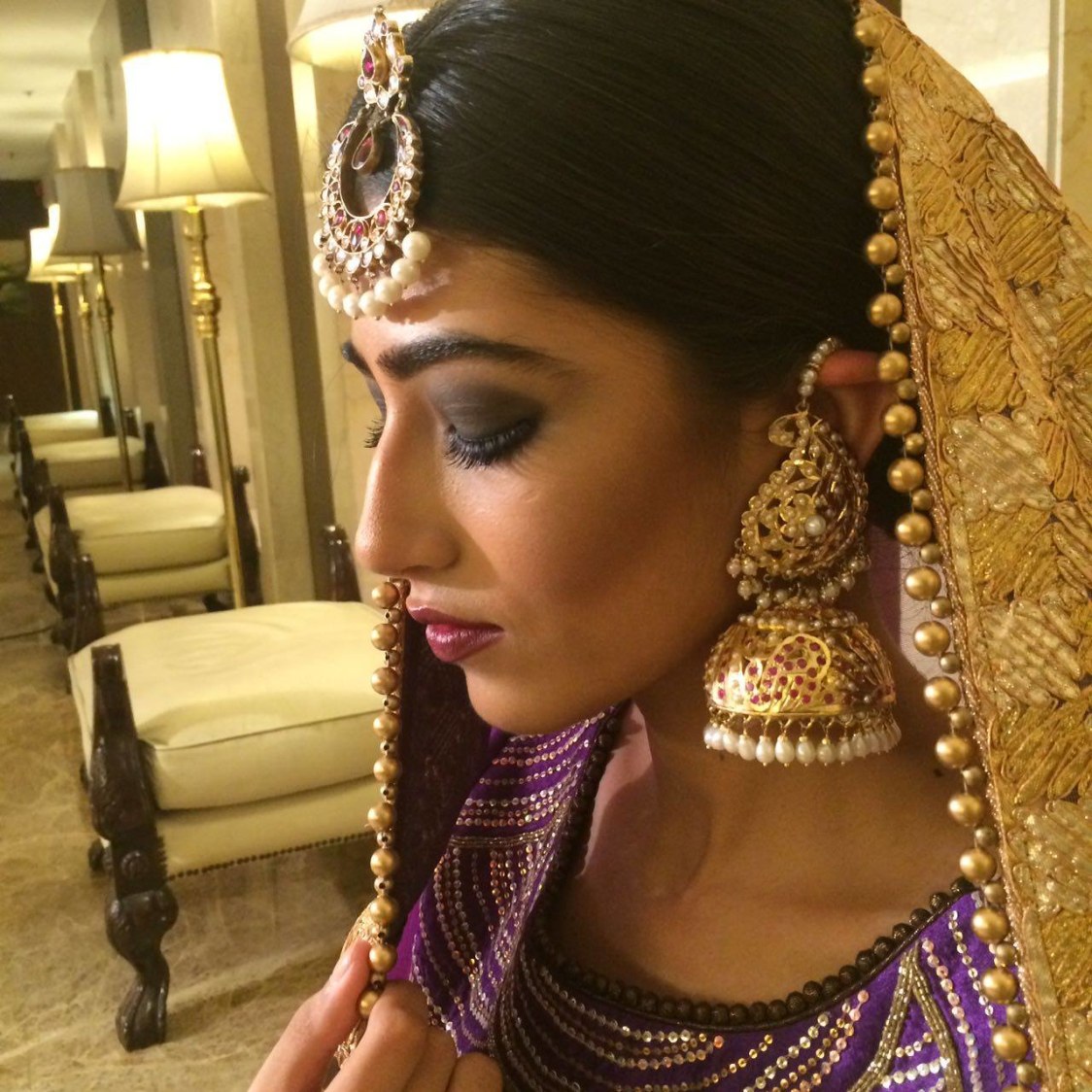 Dark eye shadows never go wrong! by Nishi Singh Bridal-makeup | Weddings Photos & Ideas