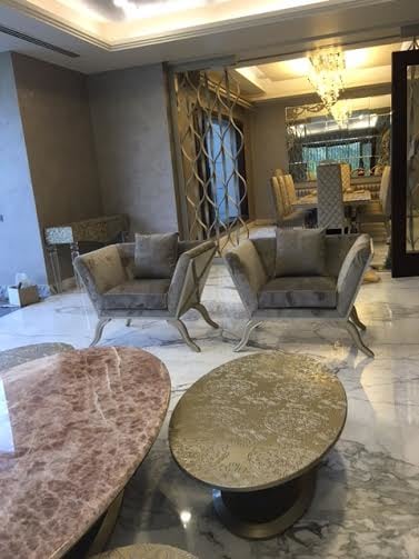 Royal Lounge Chairs In Living Room by Khayati Living-room Modern | Interior Design Photos & Ideas