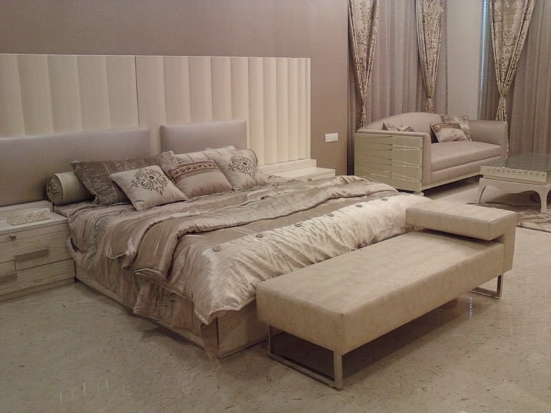 Beige Shade Interior In Bedroom by Khayati Bedroom Contemporary | Interior Design Photos & Ideas