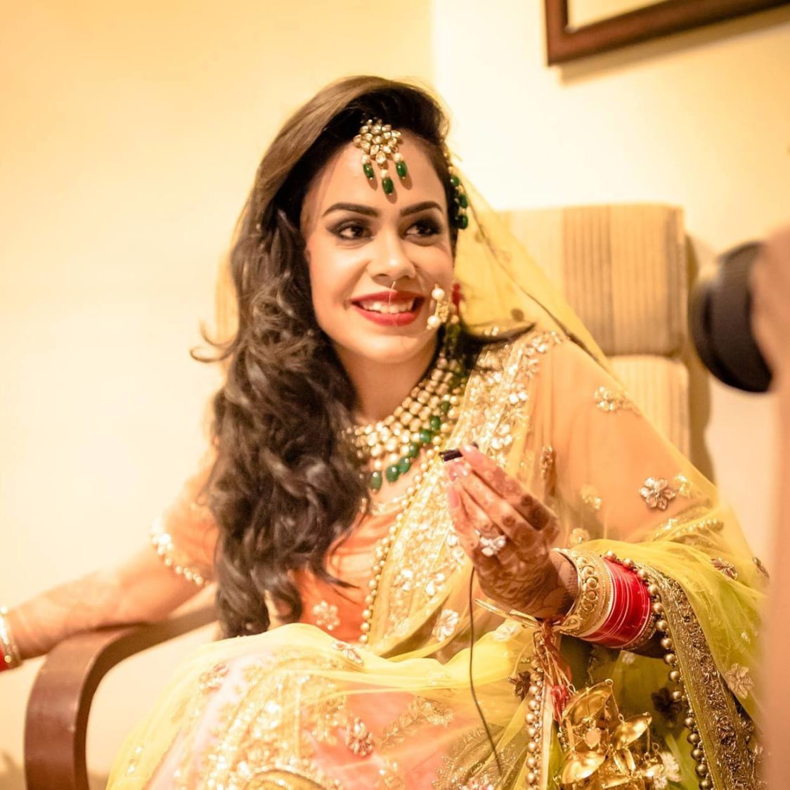 Bringing on the Anarkali! by Pooja Sonik Shukla Bridal-makeup | Weddings Photos & Ideas