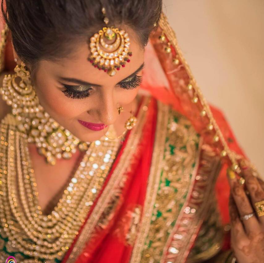 Ostentatiously stylish by Pooja Sonik Shukla Bridal-makeup | Weddings Photos & Ideas