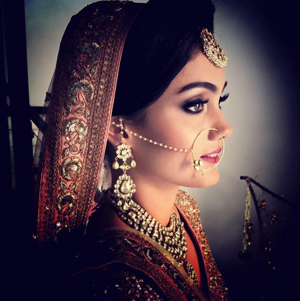 Outrightly bold by Pooja Sonik Shukla Bridal-makeup | Weddings Photos & Ideas