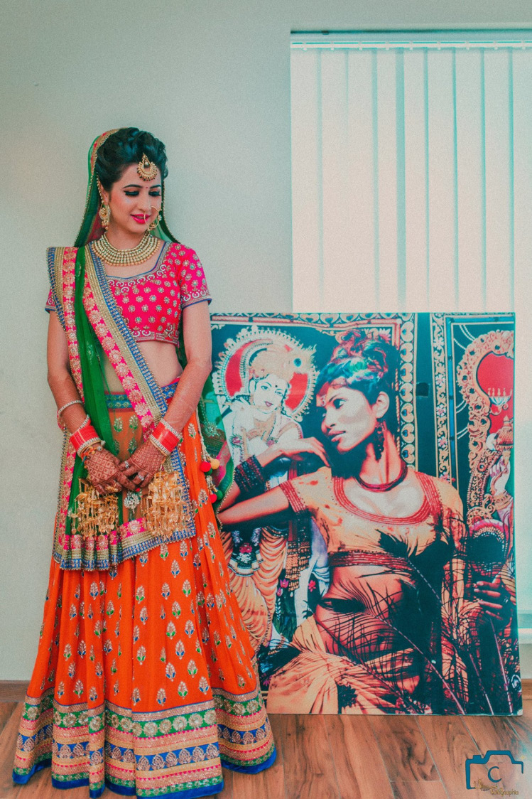 Multicolored lehenga by ULike Fotographia Wedding-photography | Weddings Photos & Ideas