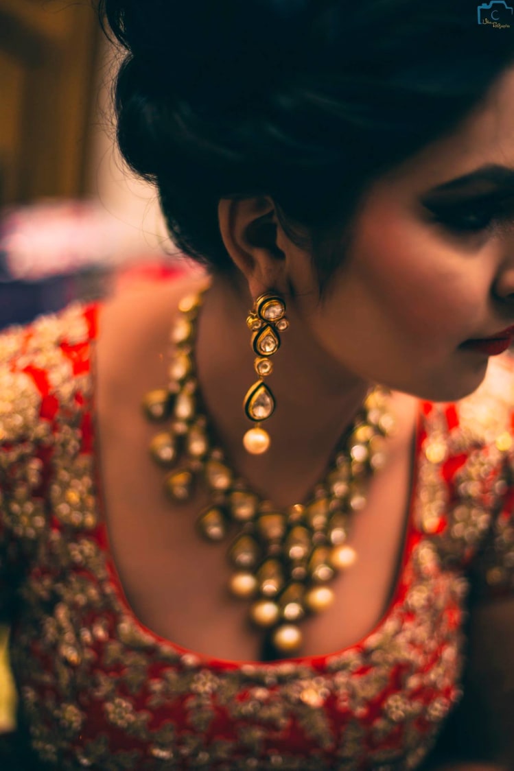 Kundan embedded earings by ULike Fotographia Wedding-photography | Weddings Photos & Ideas
