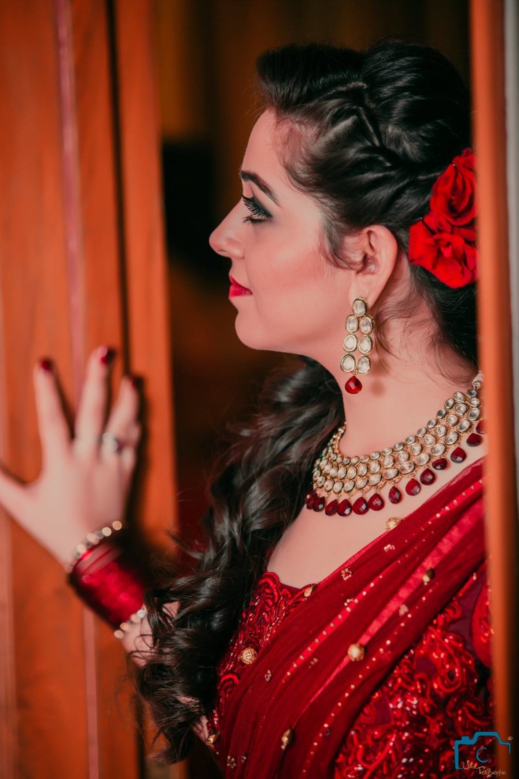 Red pearl drop earrings by ULike Fotographia Wedding-photography | Weddings Photos & Ideas
