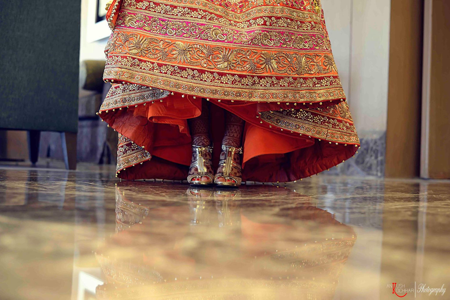 Heavy embroidered lehenga by AKfotography Wedding-photography | Weddings Photos & Ideas