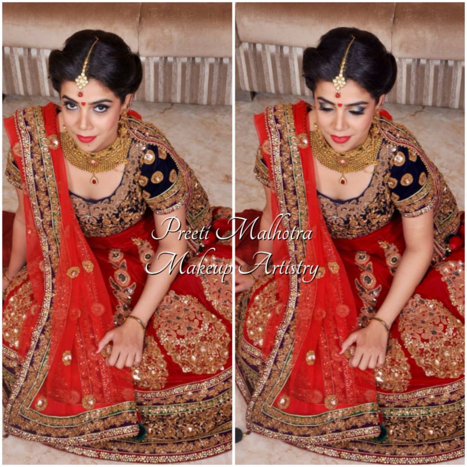 The aesthetic beauty by Preeti Malhotra Bridal-makeup | Weddings Photos & Ideas