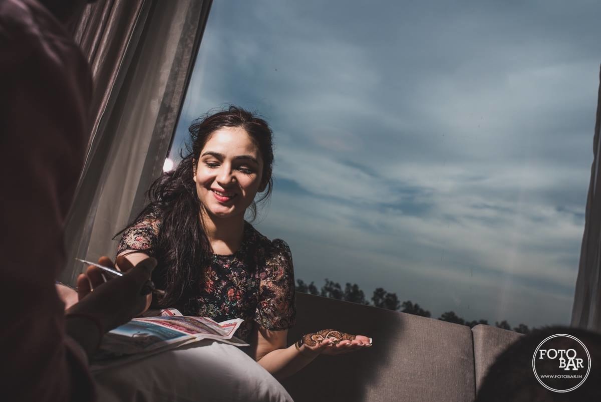 Contented bride to be by Fotobar Wedding-photography | Weddings Photos & Ideas