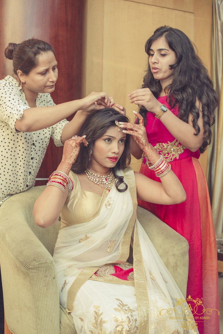 Bride Getting Ready For Big Day by Ashish Vengurlekar Wedding-photography | Weddings Photos & Ideas