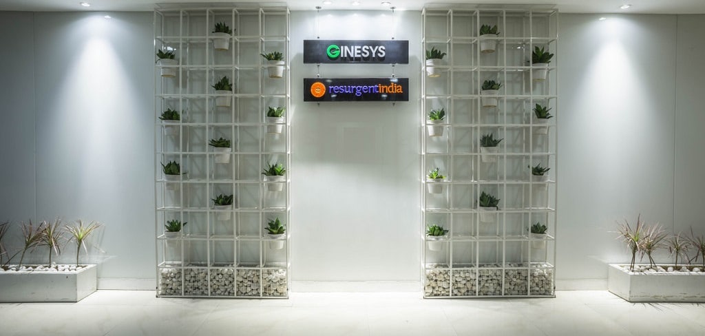Display set at the office entrance by Every Inch Modern | Interior Design Photos & Ideas