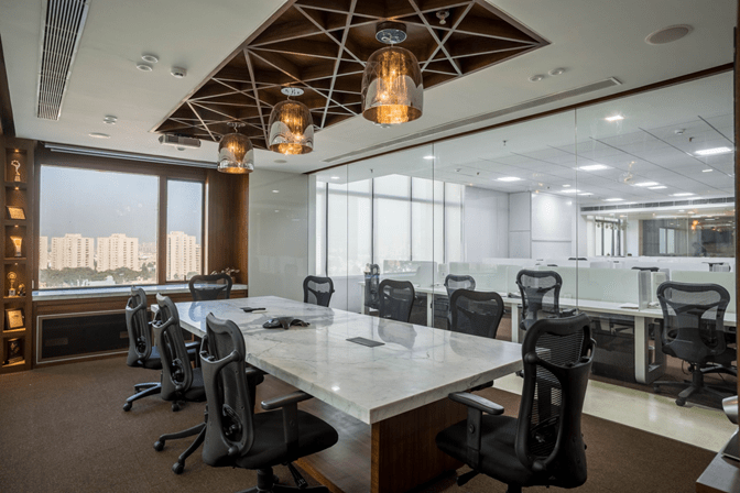 A spacious conference room by Every Inch Modern | Interior Design Photos & Ideas