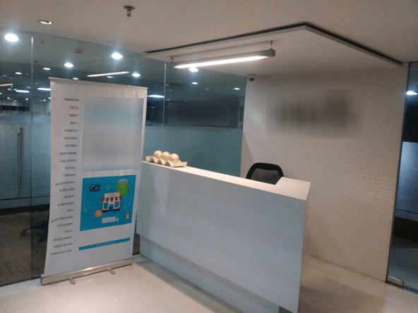 Modern office reception by Every Inch Modern | Interior Design Photos & Ideas