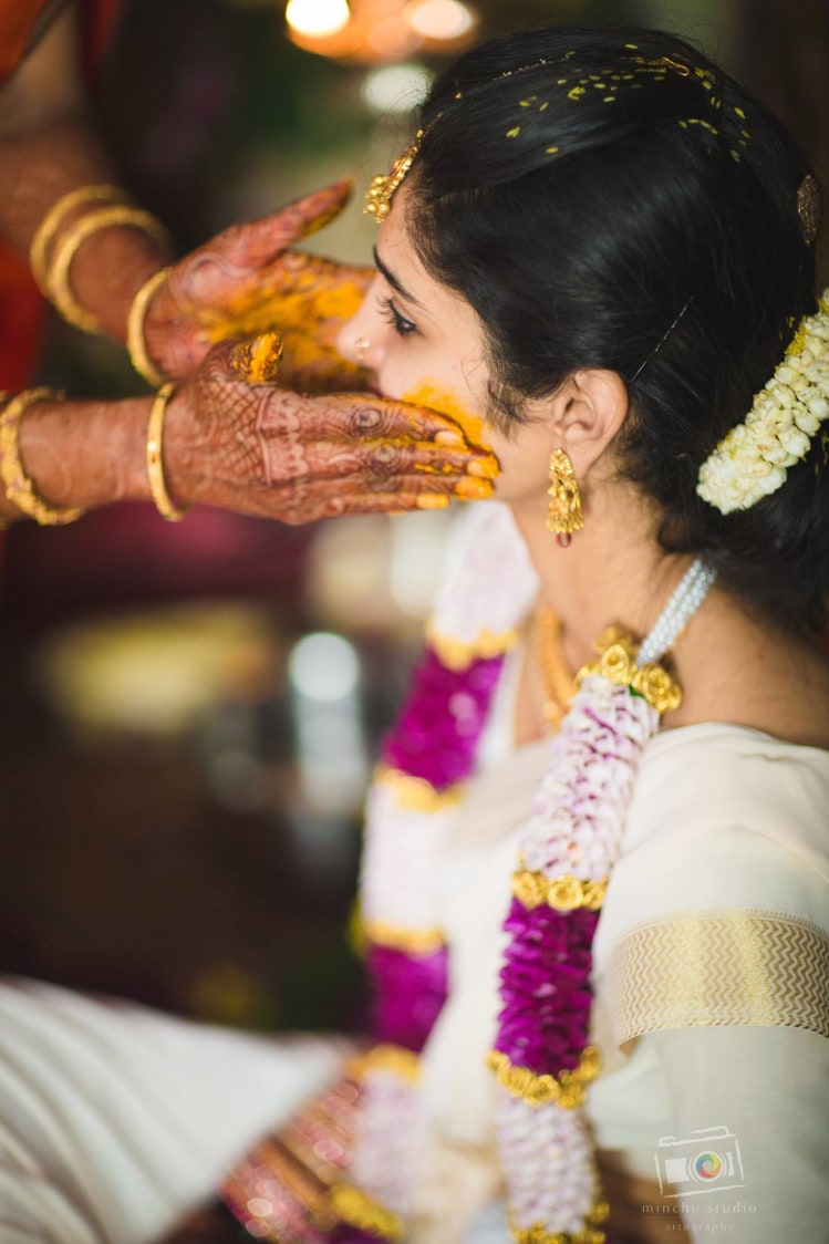 Haldi ceremony by Minchu Studio Wedding-photography | Weddings Photos & Ideas