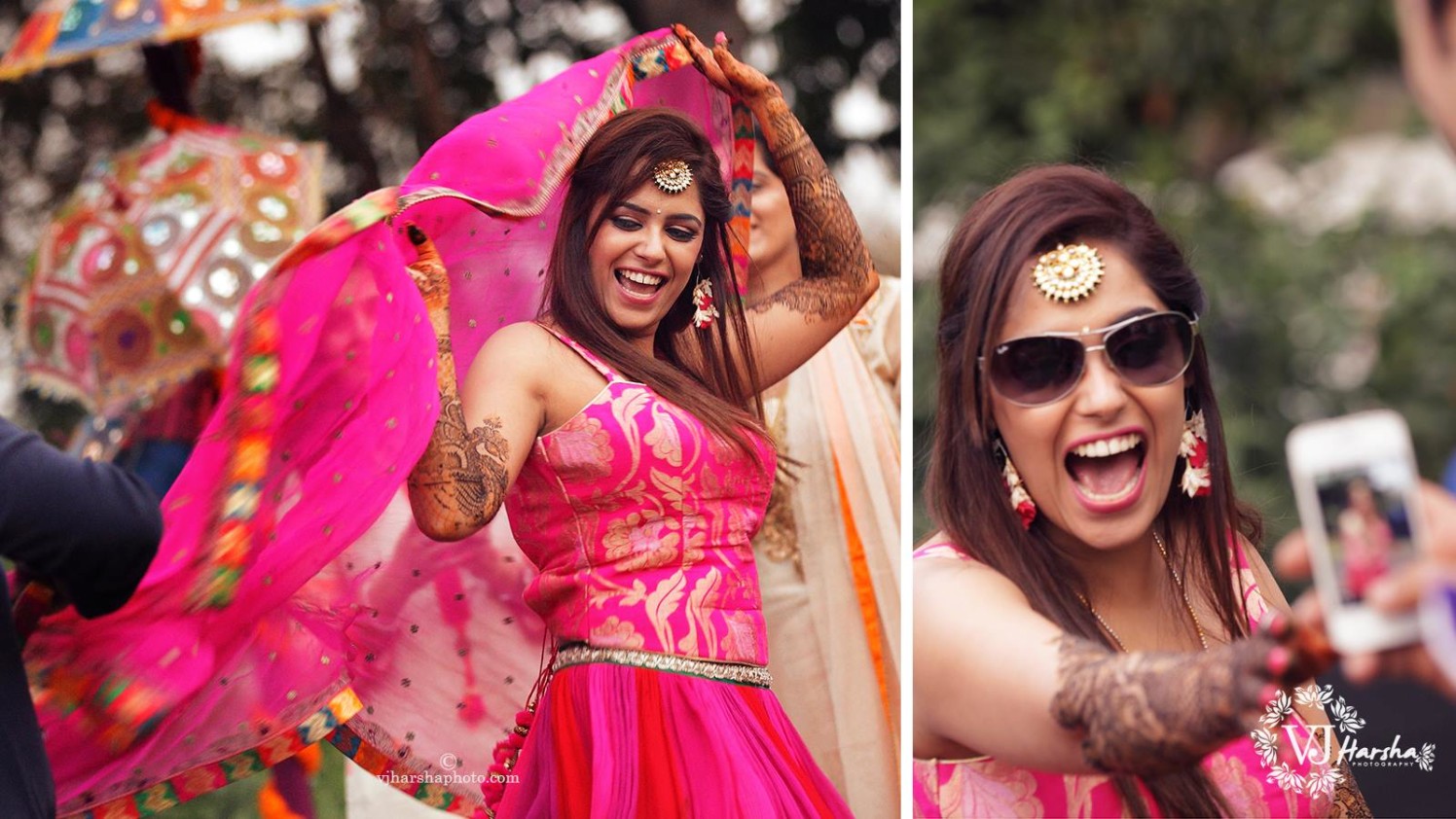 Candid Pictures of The Energetic Bride by Vjharsha Photography Wedding-photography | Weddings Photos & Ideas