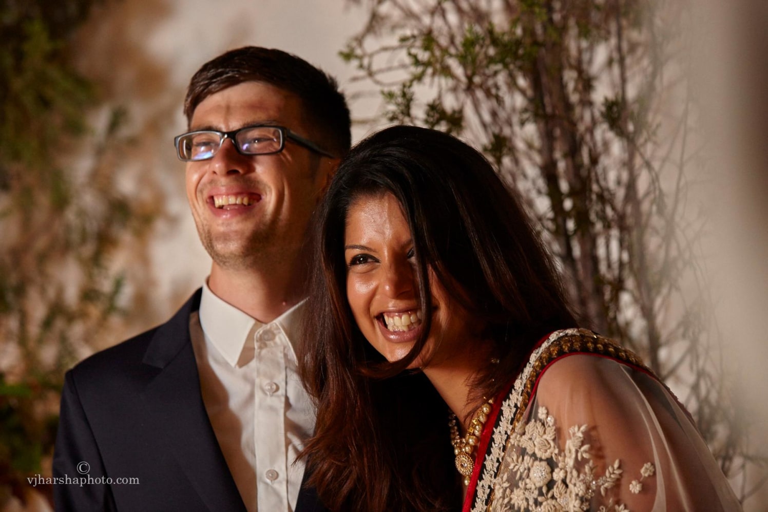 Candid Smiles of the Happy Couple by Vjharsha Photography Wedding-photography | Weddings Photos & Ideas