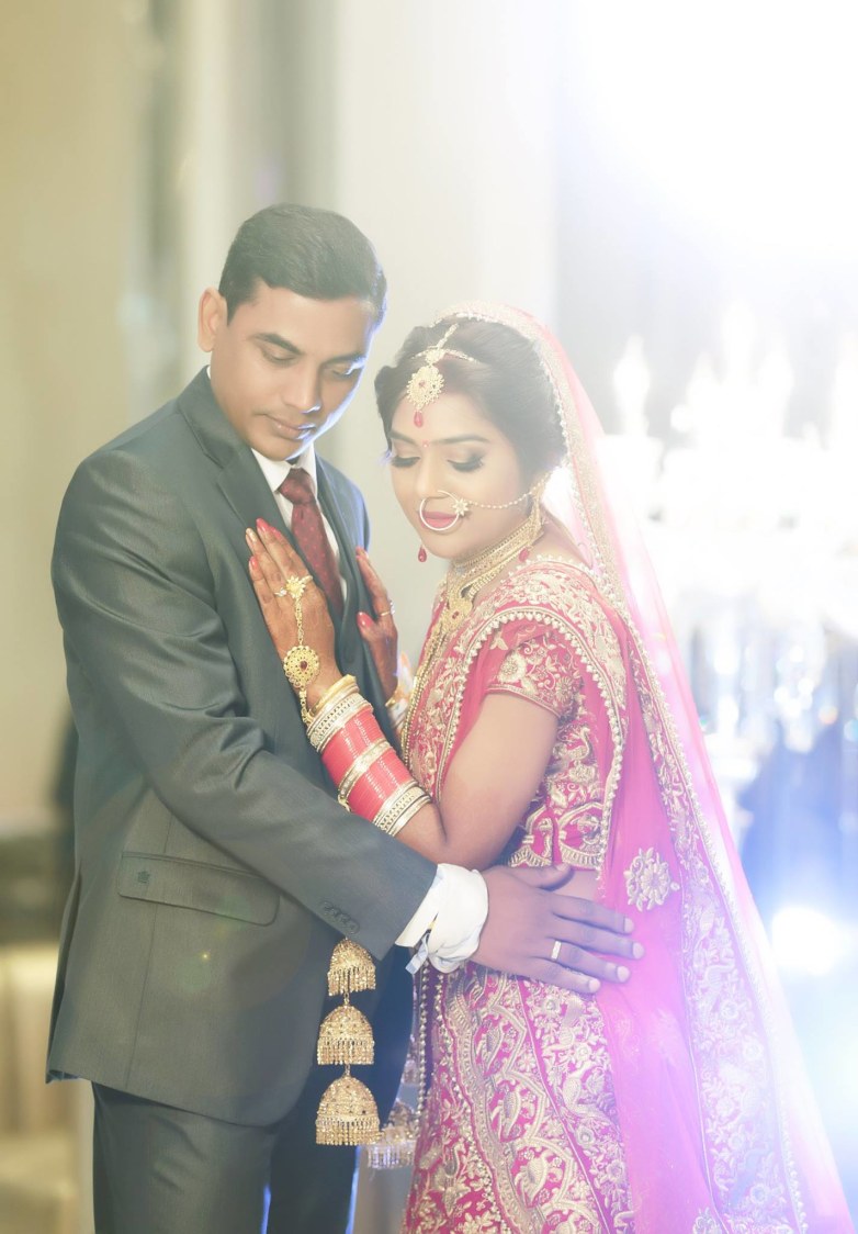 Beautiful Couple On Their Wedding Day by Mukesh bijalwan Wedding-photography Groom-wear-and-accessories Bridal-jewellery-and-accessories Wedding-dresses | Weddings Photos & Ideas