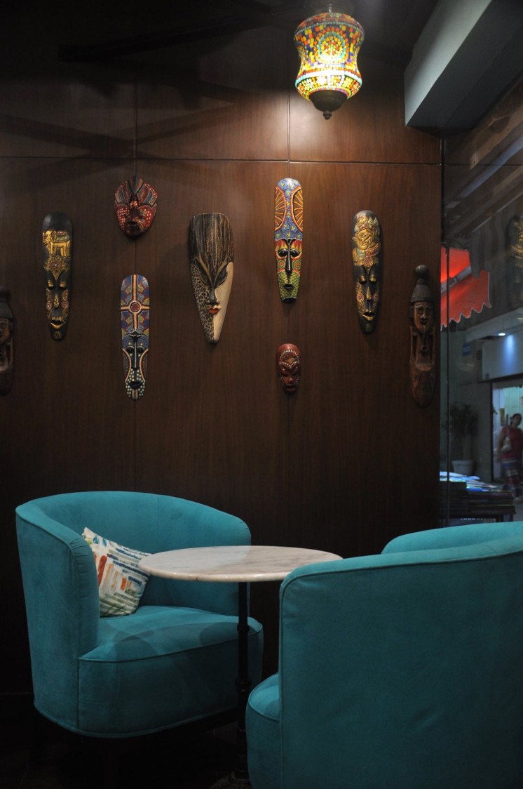 Masquerade Corner by Designwise Interiors Eclectic | Interior Design Photos & Ideas