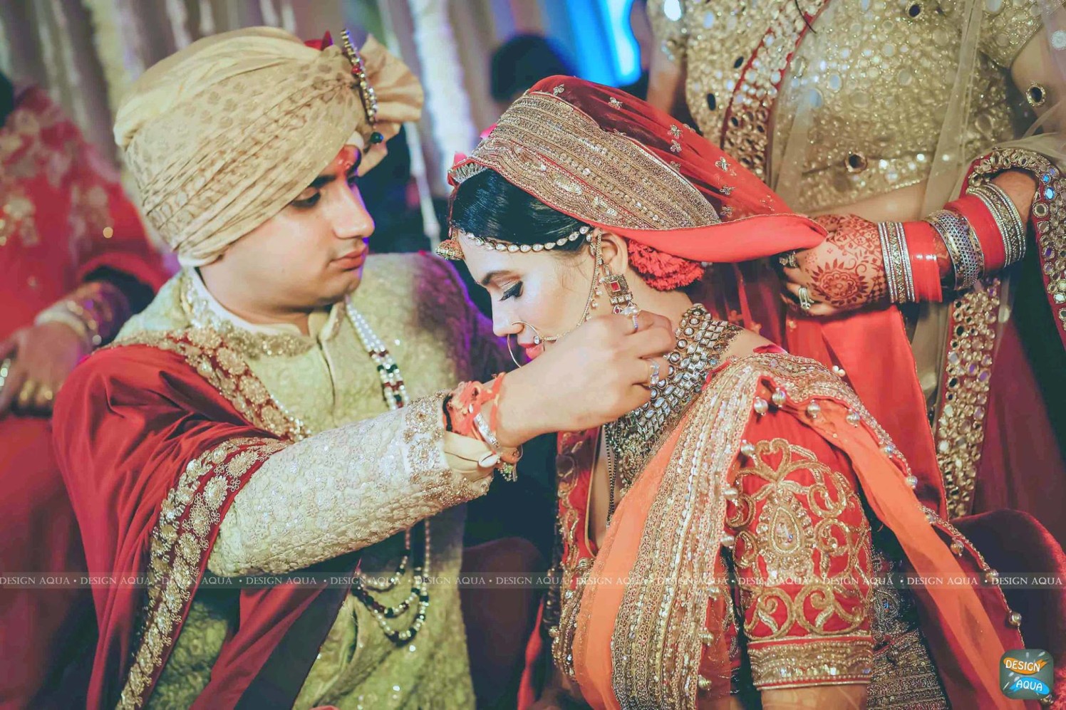 The Precious Moment of the Mangal Sutra Ceremony by Priyanka Kamboj Wedding-photography Groom-wear-and-accessories | Weddings Photos & Ideas