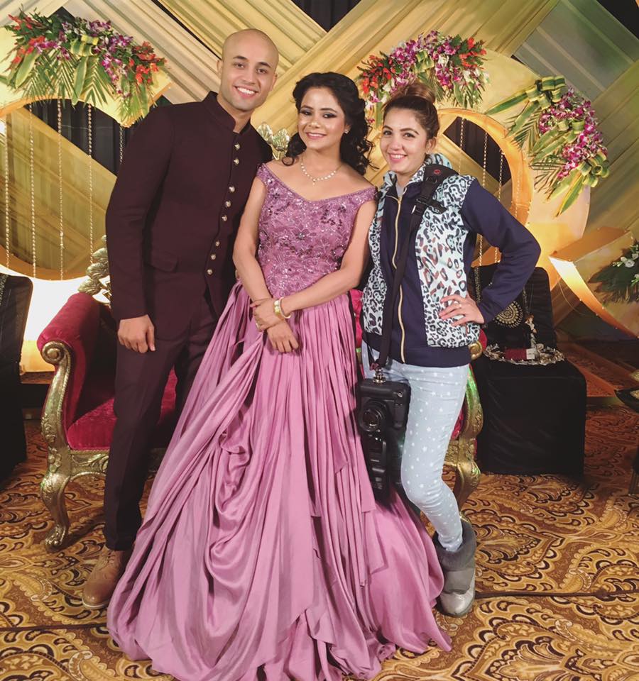 Beautiful Mauve Ruffled Gown Perfect For the Engagement Day by Priyanka Kamboj Wedding-photography Groom-wear-and-accessories Wedding-dresses | Weddings Photos & Ideas