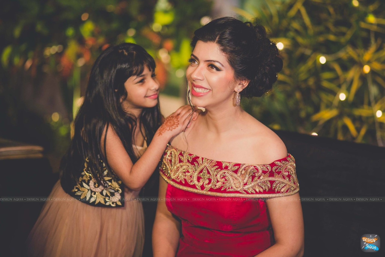 Light and Natural Makeup Complementing the Off-Shoulder Red Gown of the Bride by Priyanka Kamboj Wedding-photography Bridal-makeup | Weddings Photos & Ideas