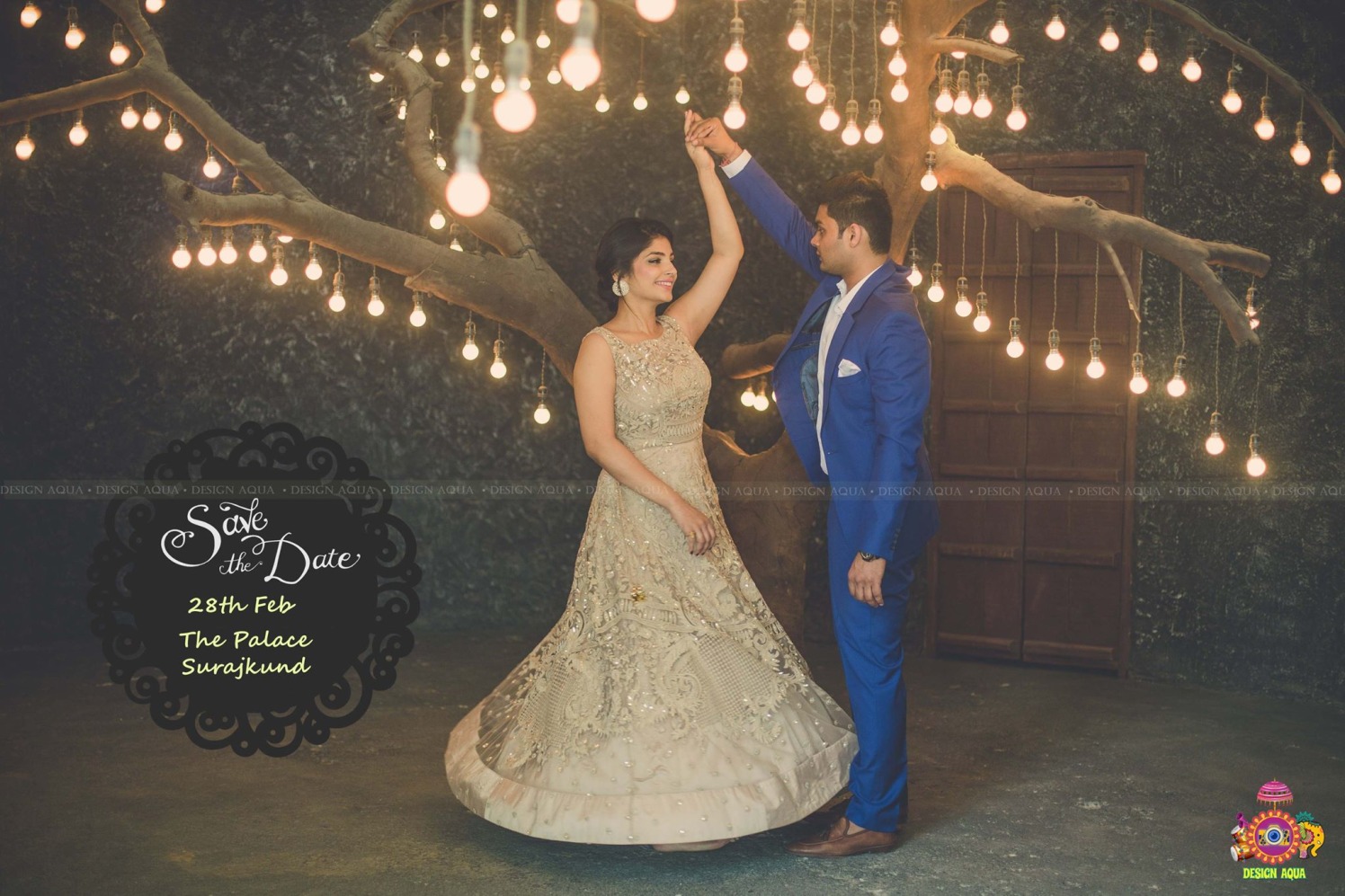 Shimmering Dull Golden Anarkali Suit Worn By Bride To-Be by Priyanka Kamboj Wedding-photography Groom-wear-and-accessories Wedding-dresses | Weddings Photos & Ideas