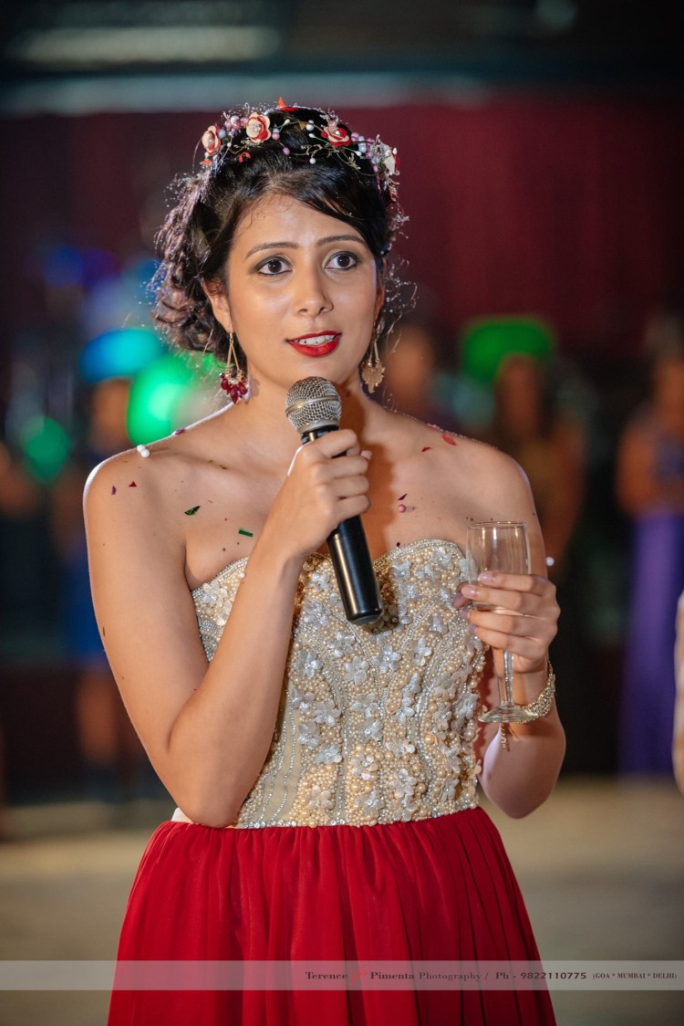 Resplendent Shot Of Bridesmaid Raising A toast On Wedding Day by Terence Savio Pimenta Wedding-photography | Weddings Photos & Ideas
