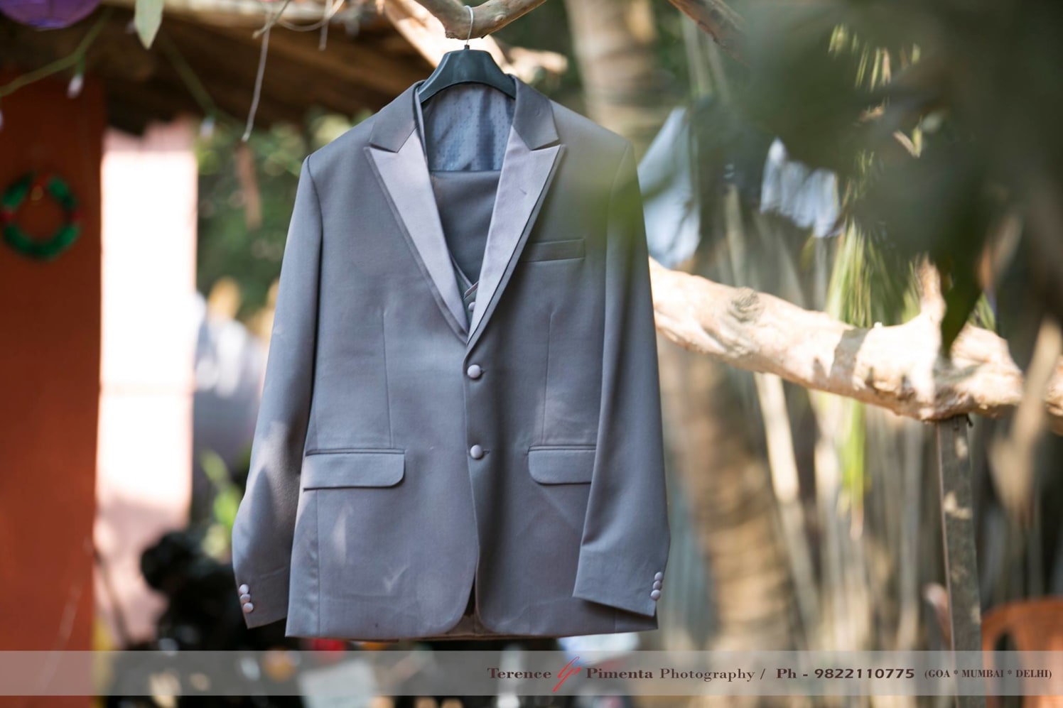 Two Button Notch Single Breasted Charcoal Suit by Terence Savio Pimenta Wedding-photography Groom-wear-and-accessories | Weddings Photos & Ideas