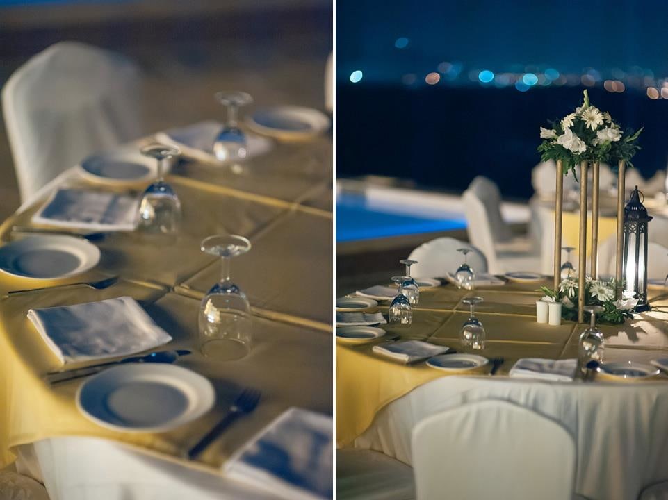 Sophisticated Dining Decor With Candle Lamps And Flower Stands by Navdeep Soni Wedding-decor | Weddings Photos & Ideas