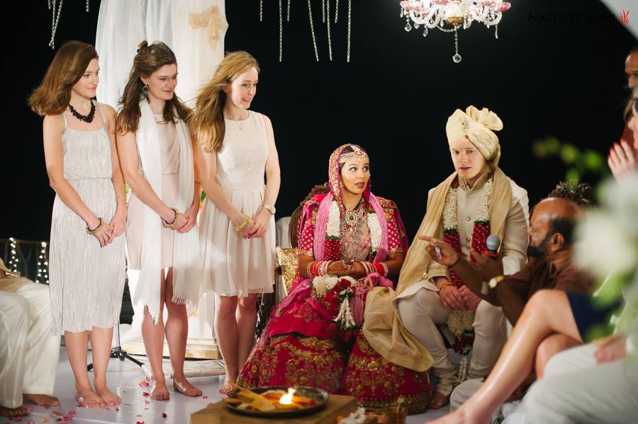 Candid Shot Of Bride And Groom During A Wedding Ceremony by Navdeep Soni Wedding-photography | Weddings Photos & Ideas