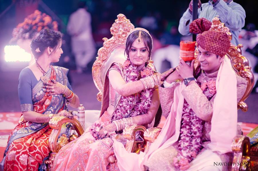 Candid Shot Of Bride And Groom's Lovely Moments On Their D-Day by Navdeep Soni Wedding-photography | Weddings Photos & Ideas
