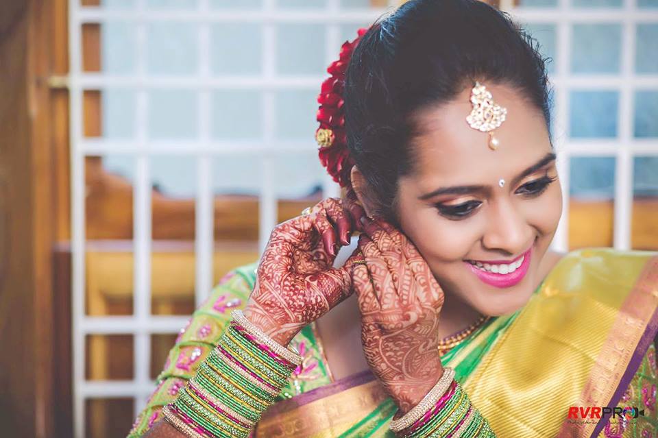 Bride in creation by Manasa Bridal-makeup | Weddings Photos & Ideas