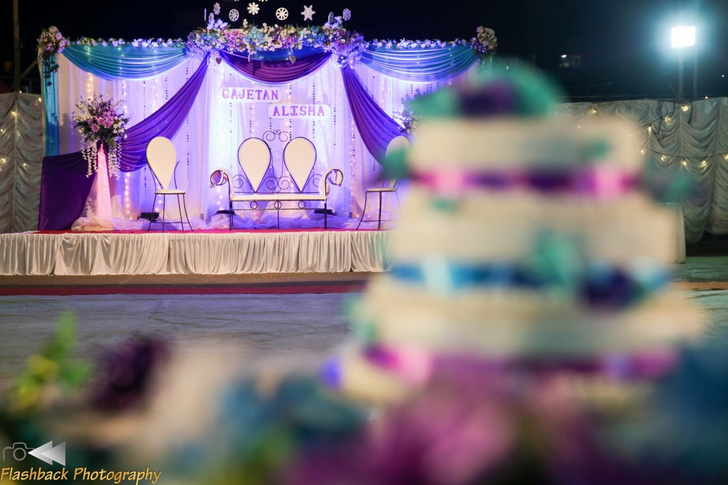 Elegant Wedding Stage Decor With Soft Lighting by Lloyd Bangera Wedding-decor | Weddings Photos & Ideas