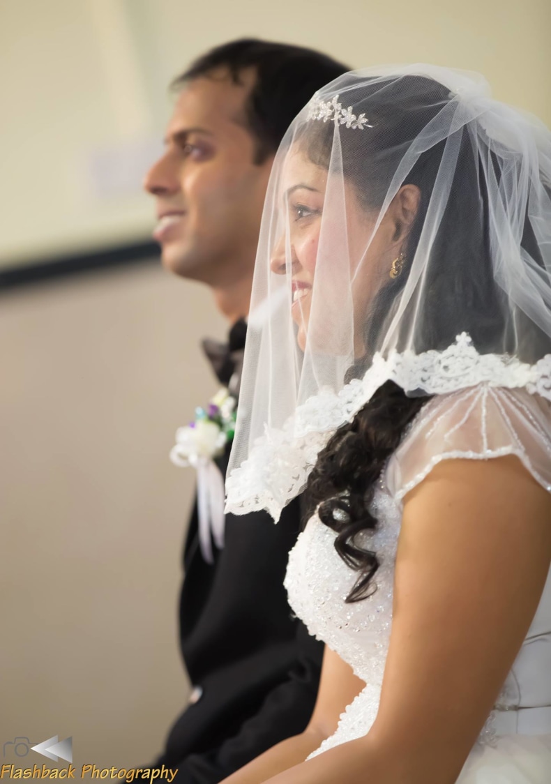 Christian Bride Wearing an Elegant Traditional Veil by Lloyd Bangera Wedding-photography | Weddings Photos & Ideas
