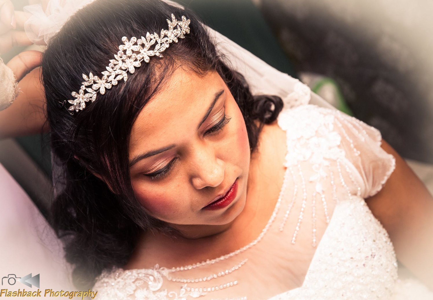 Bride Wearing Subtle Pink Eye Makeup by Lloyd Bangera Bridal-makeup | Weddings Photos & Ideas