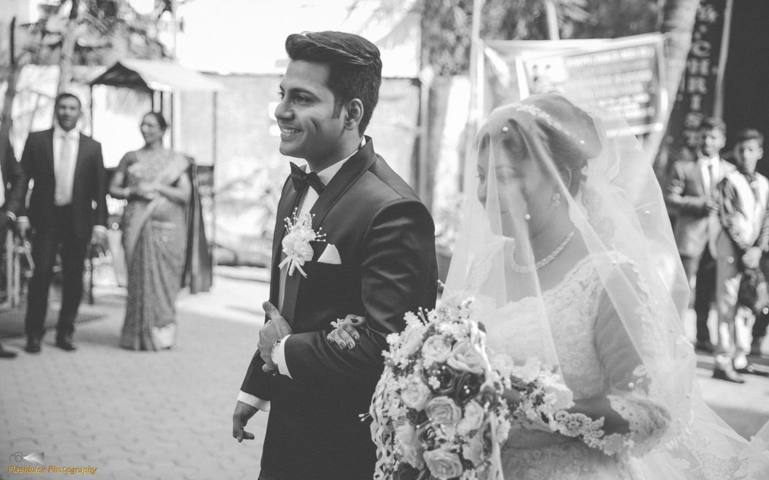 Christian Bride and Groom Making a Grand Entry by Lloyd Bangera Wedding-photography | Weddings Photos & Ideas