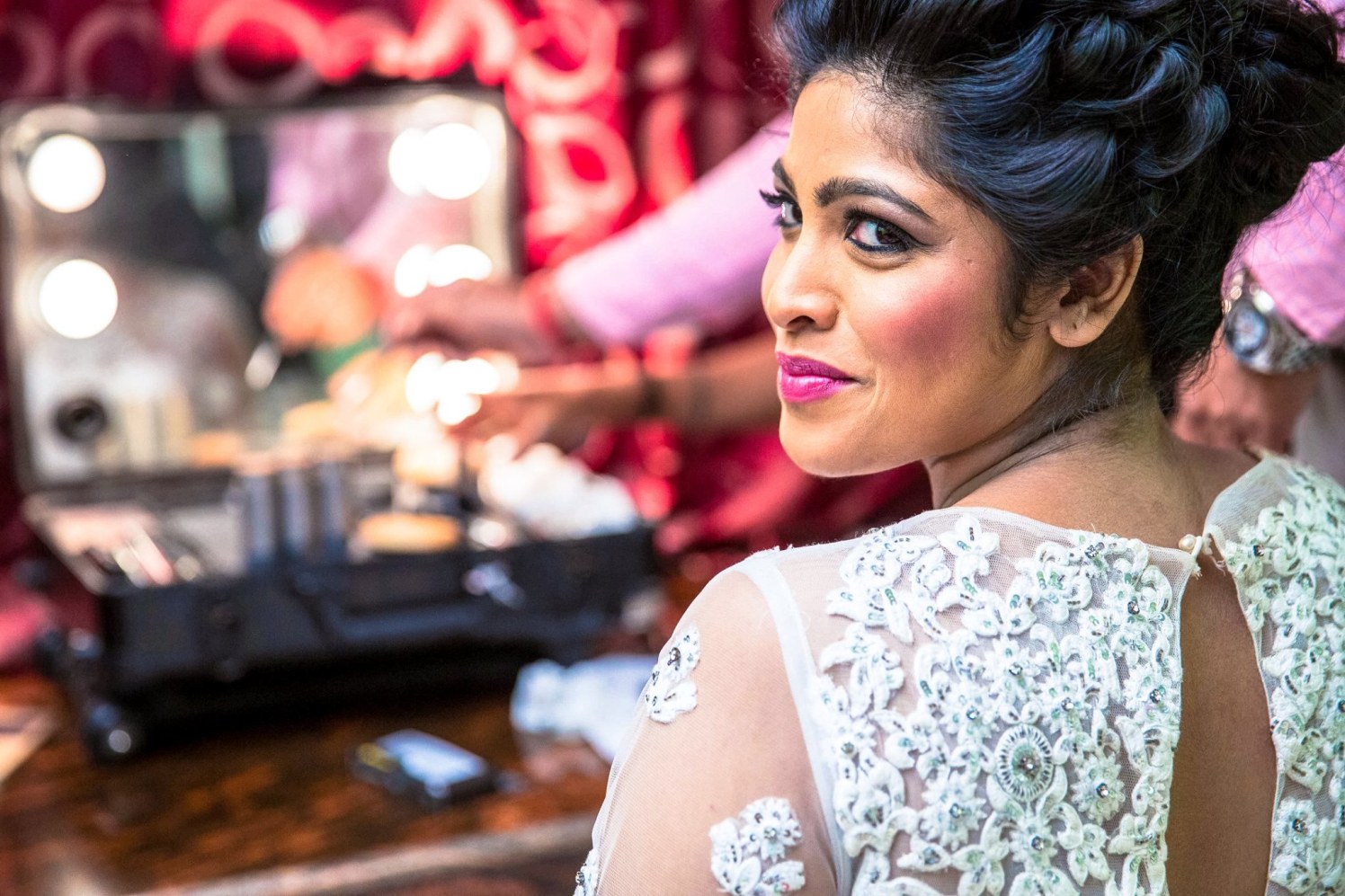 Bride Wearing Appealing Bold Makeup by Lloyd Bangera Bridal-makeup | Weddings Photos & Ideas