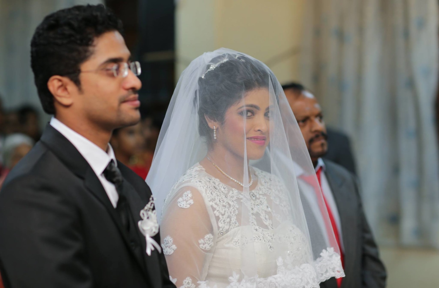 Bride Donning Elegant Veiled Look by Lloyd Bangera Wedding-photography | Weddings Photos & Ideas