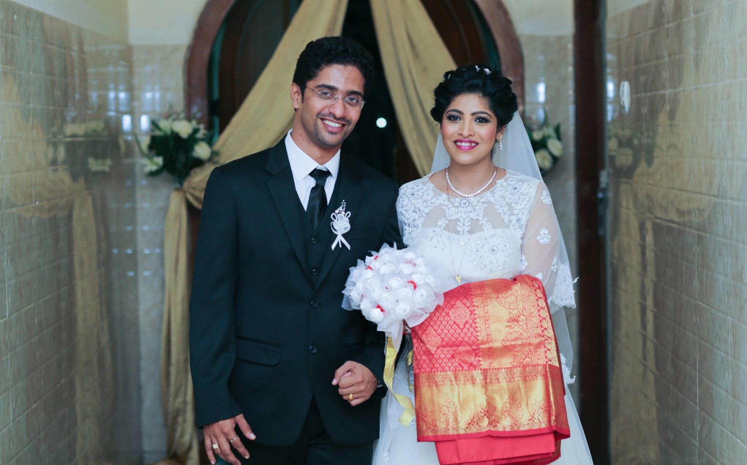 Christian Bride and Groom Looking Appealing in Formal Wear by Lloyd Bangera Wedding-photography | Weddings Photos & Ideas